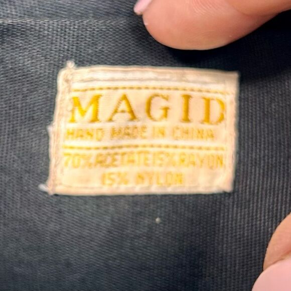 Vintage 70's Magid Handmade Black Velvet Formal Mini Bag - Picture 7 of 11